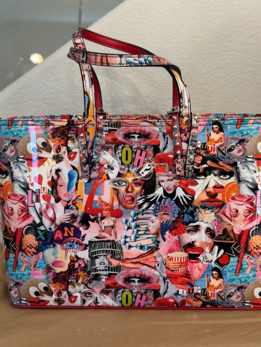 Christian Louboutin Small Cabata Oh Xtian Leather Tote - Picture 3 of 6